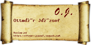 Ottmár József névjegykártya