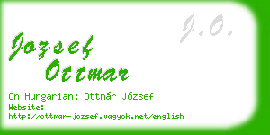 jozsef ottmar business card