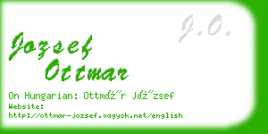 jozsef ottmar business card